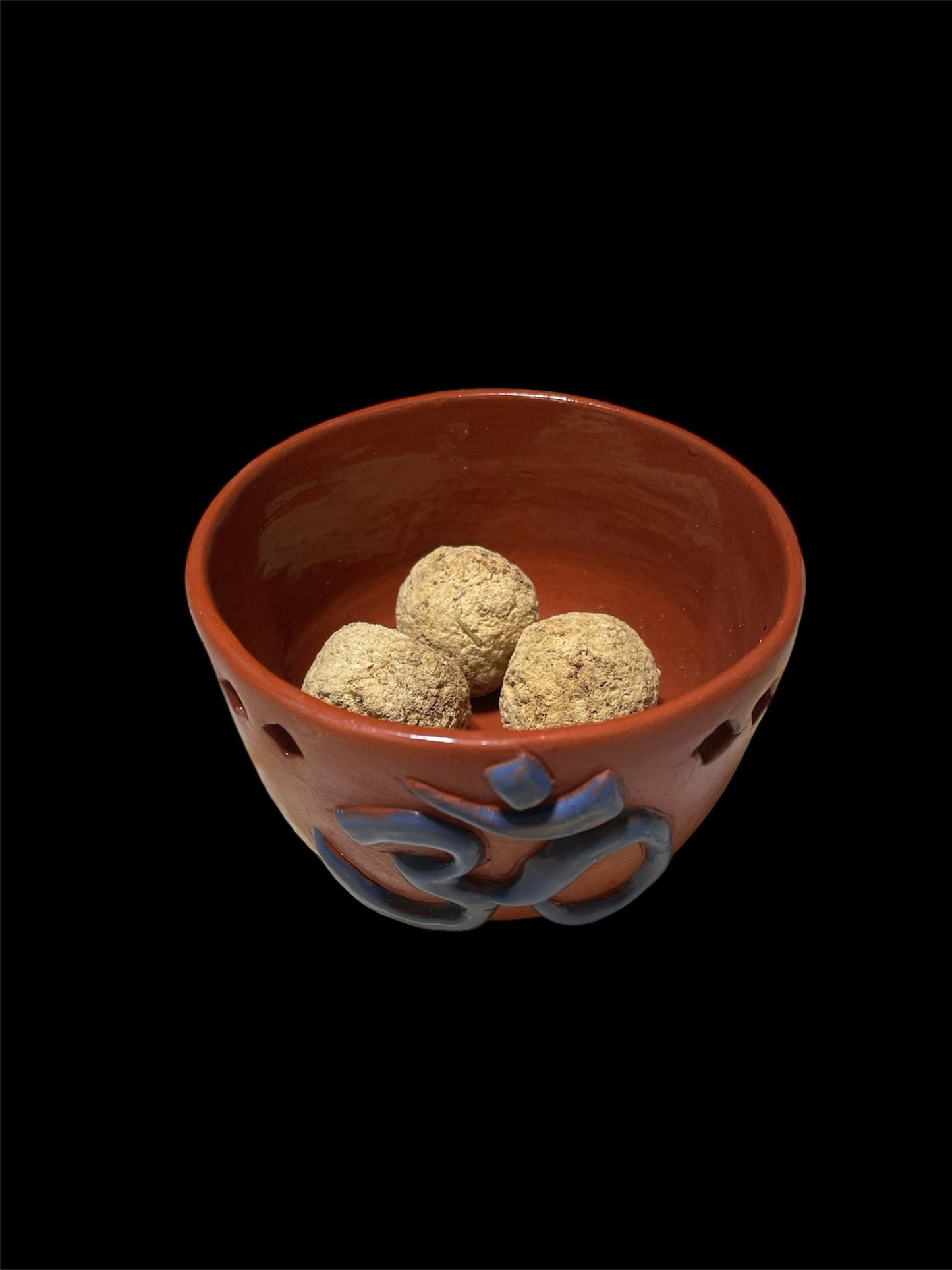 Smudge Burner Om Blue