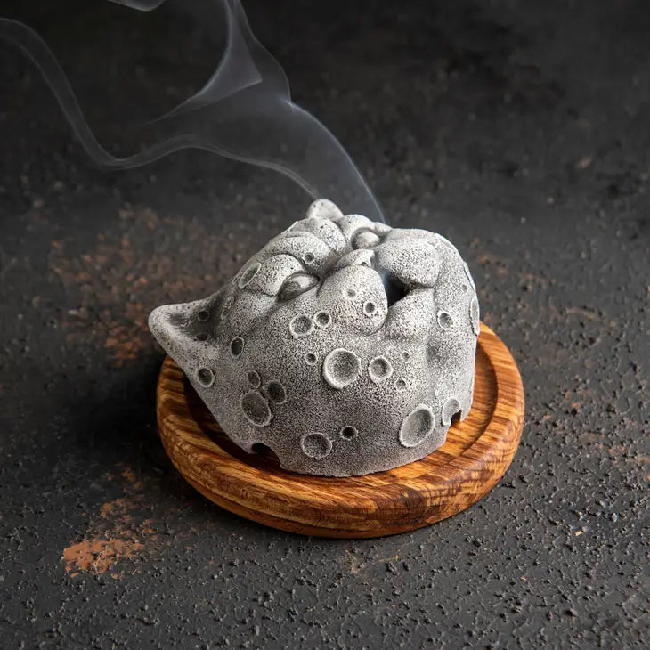 Cat Planet Incense Burner