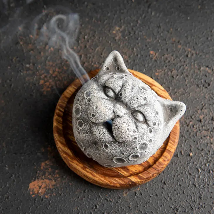 Cat Planet Incense Burner