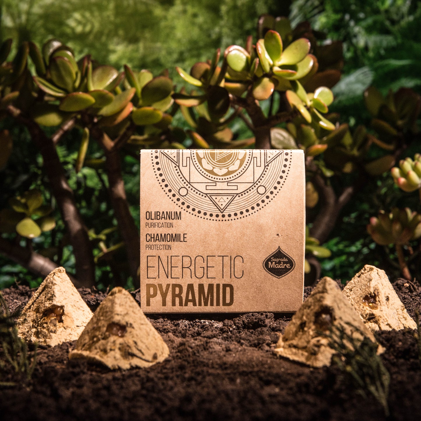 Piránide Energética de Incienso (Frankincense) y Manzanilla