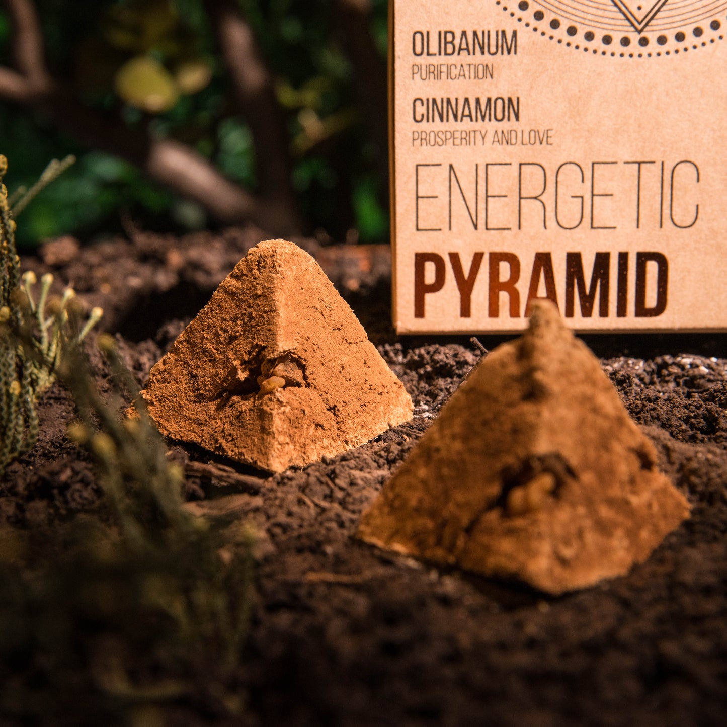 Energetic Pyramid Olibanum and Cinnamon