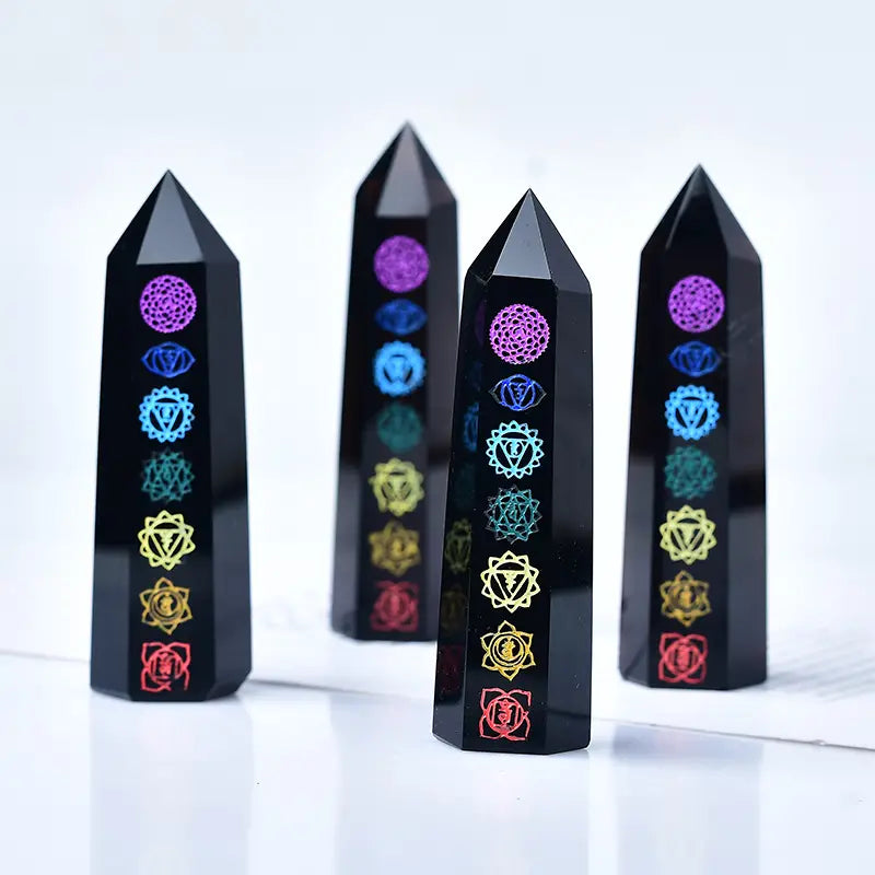 Obsidian Chakra Tower