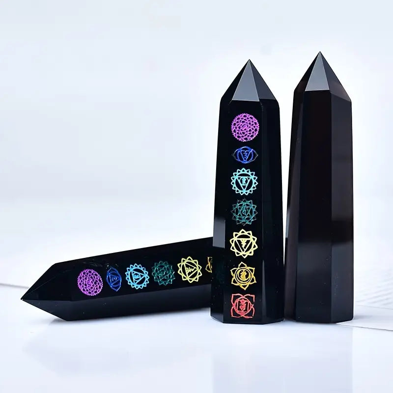 Obsidian Chakra Tower