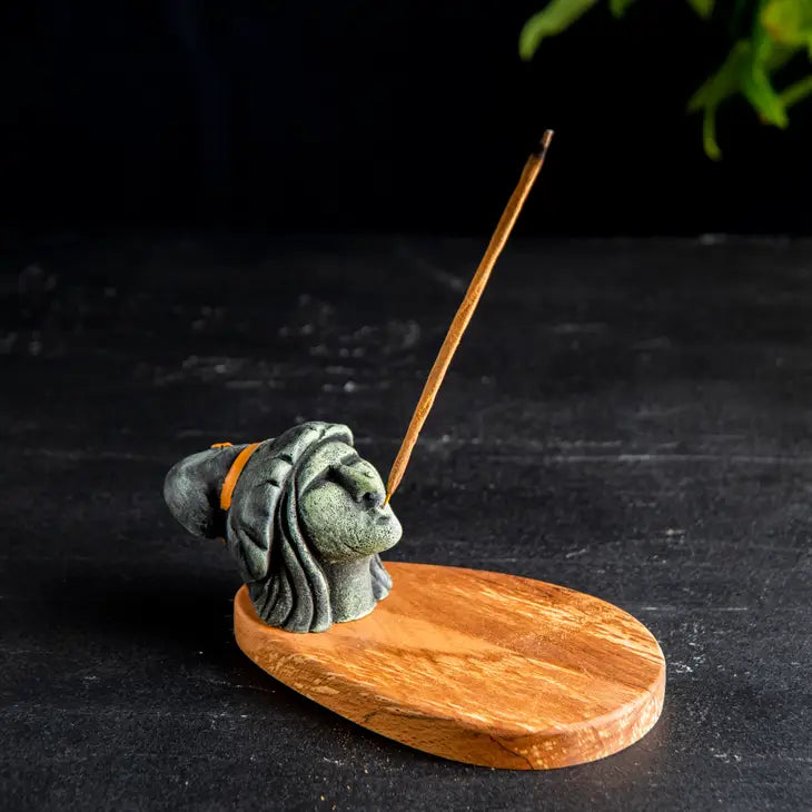 Green Witch Incense Holder