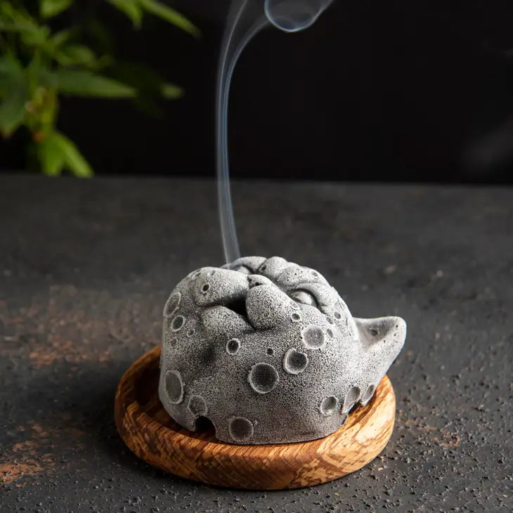 Cat Planet Incense Burner